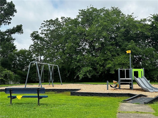 154 Tynes St, Suffolk, VA 23434 - community play area featuring a yard