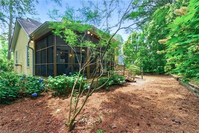 1904 Sandee Cres, Virginia Beach, VA 23454 - view of property exterior featuring a sunroom