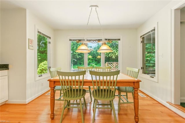 1904 Sandee Cres, Virginia Beach, VA 23454 - dining space with light wood-style flooring