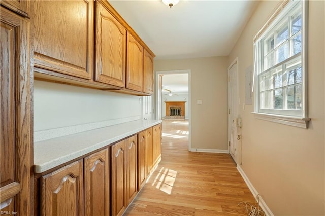 1 Iris Ln, Newport News, VA 23608 - hallway featuring light wood finished floors and baseboards