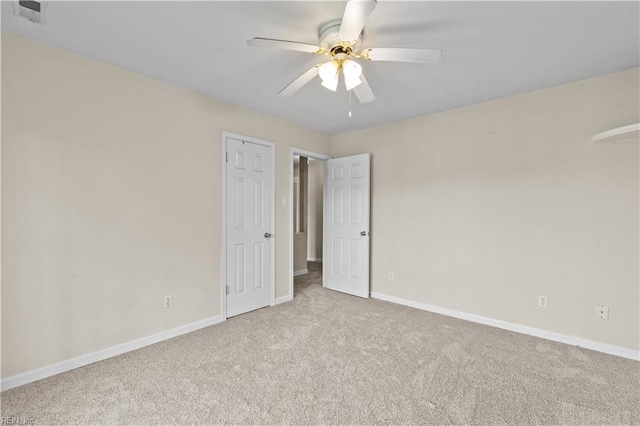 128 Glen Echo Dr, Norfolk, VA 23505 - unfurnished bedroom with carpet and a ceiling fan
