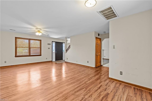 128 Glen Echo Dr, Norfolk, VA 23505 - spare room featuring light wood-style flooring and ceiling fan