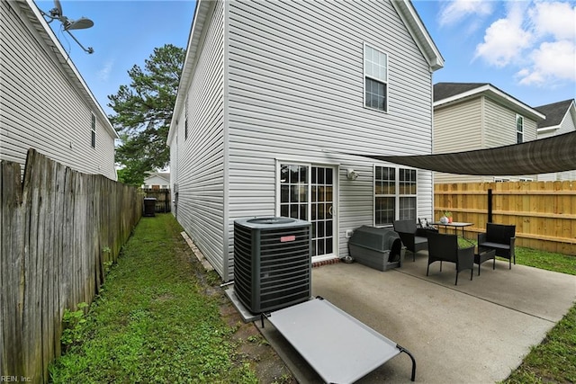 742 Milby Dr, Chesapeake, VA 23325 - rear view of property featuring a patio area and a fenced backyard