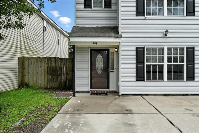 742 Milby Dr, Chesapeake, VA 23325 - entrance to property with a patio area