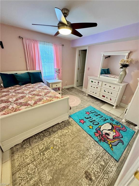 508 Virginia Dare Dr, Virginia Beach, VA 23451 - bedroom with a ceiling fan