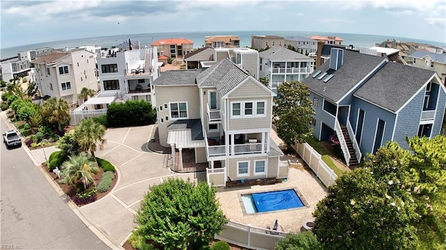 508 Virginia Dare Dr, Virginia Beach, VA 23451 - aerial perspective of suburban area with a large body of water