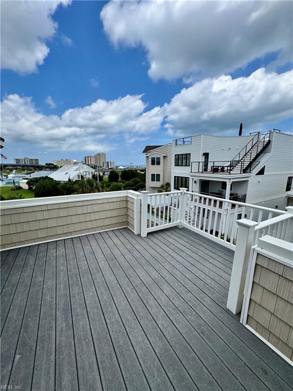 508 Virginia Dare Dr, Virginia Beach, VA 23451 - view of wooden terrace