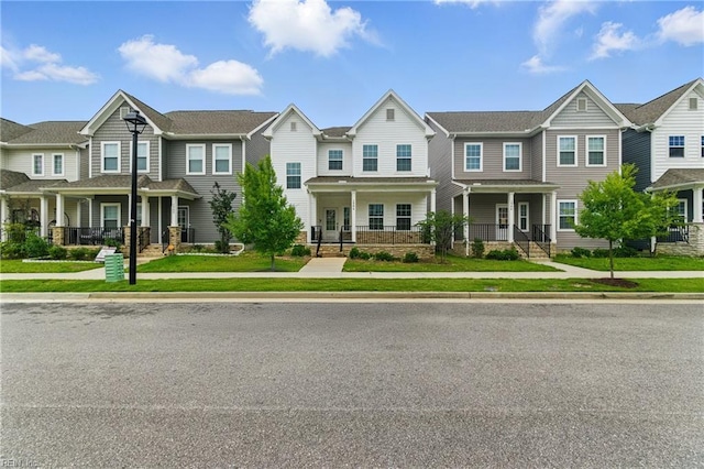 1506 Waltham Ln, Newport News, VA 23608 - multi unit property with covered porch and a residential view