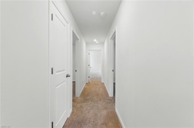 1506 Waltham Ln, Newport News, VA 23608 - corridor featuring light carpet and recessed lighting