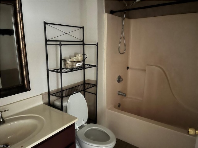 2102 King James Ct, Carrollton, VA 23314 - bathroom with vanity and shower / tub combination