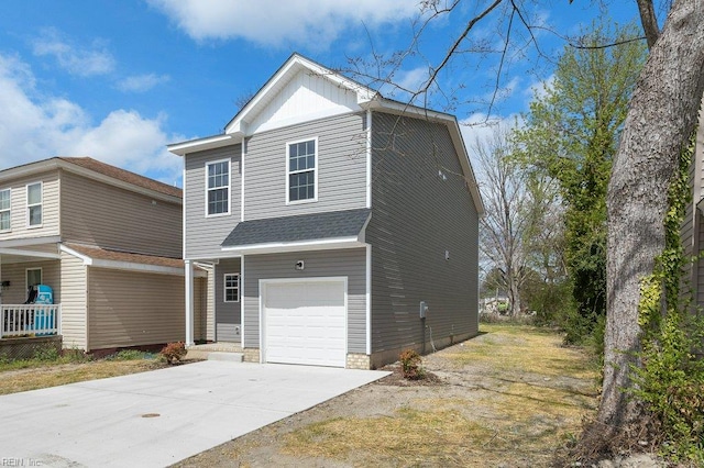 31 Bank St, Windsor, VA 23487 - view of front of house with driveway and a garage