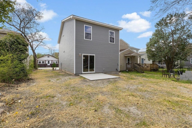 31 Bank St, Windsor, VA 23487 - back of house featuring a patio area, a yard, and a wooden deck