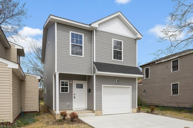 31 Bank St, Windsor, VA 23487 - view of front of property featuring an attached garage and concrete driveway