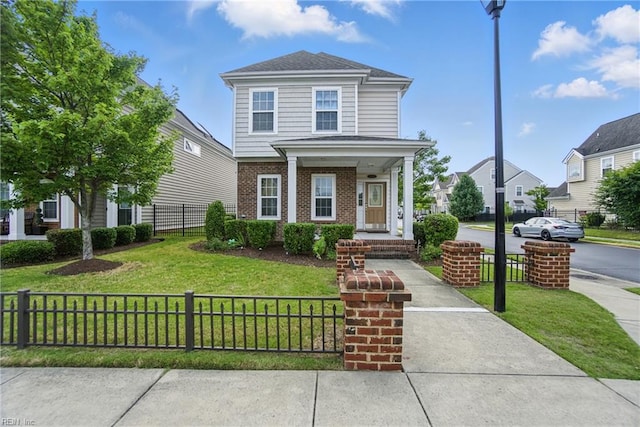 3494 Prices Fork Blvd, Suffolk, VA 23435 - view of front of property featuring brick siding and covered porch