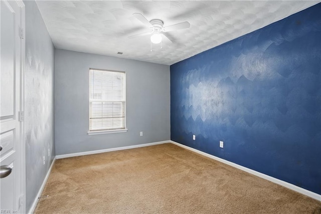 3494 Prices Fork Blvd, Suffolk, VA 23435 - empty room featuring ceiling fan and carpet flooring