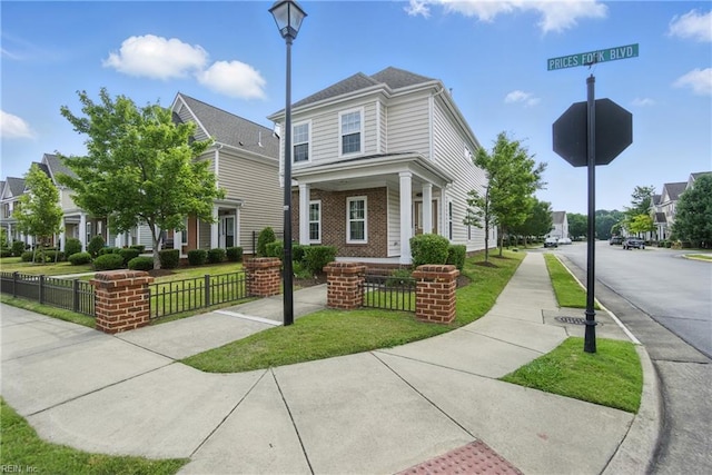 3494 Prices Fork Blvd, Suffolk, VA 23435 - view of front facade with brick siding