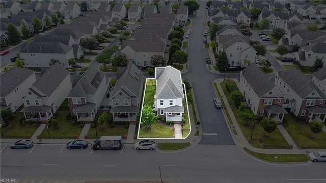 3494 Prices Fork Blvd, Suffolk, VA 23435 - aerial view of residential area with property boundaries highlighted