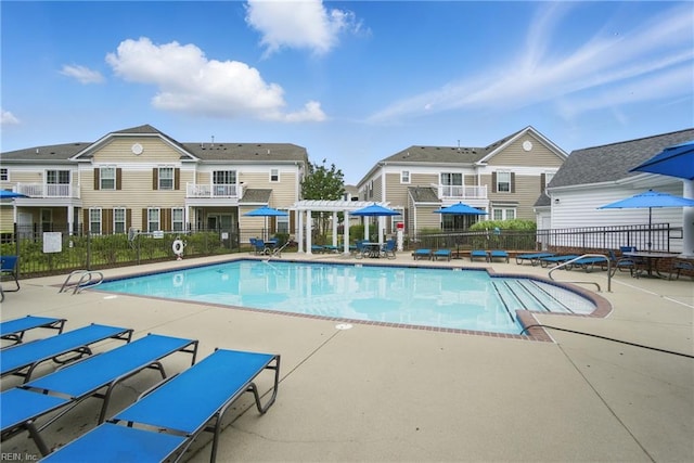 3494 Prices Fork Blvd, Suffolk, VA 23435 - community pool featuring a patio area and a pergola