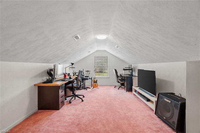 15110 Ashby Way, Carrollton, VA 23314 - carpeted office with vaulted ceiling and baseboards