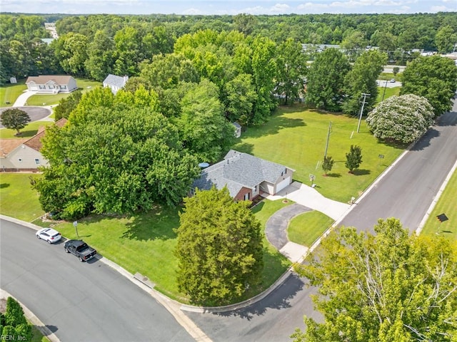 15110 Ashby Way, Carrollton, VA 23314 - bird's eye view of a heavily wooded area
