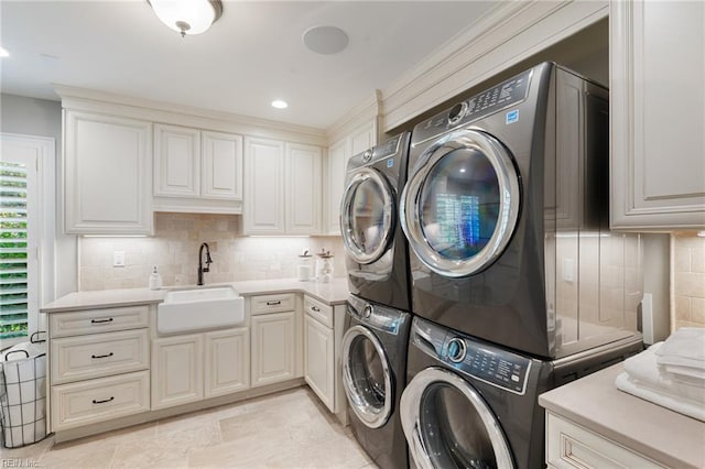 1845 N Alanton Dr, Virginia Beach, VA 23454 - laundry area featuring washing machine and dryer and stacked washer and clothes dryer