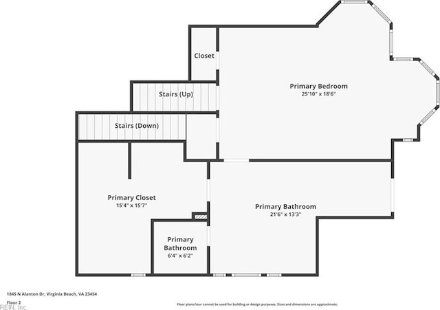 1845 N Alanton Dr, Virginia Beach, VA 23454 - view of home floor plan