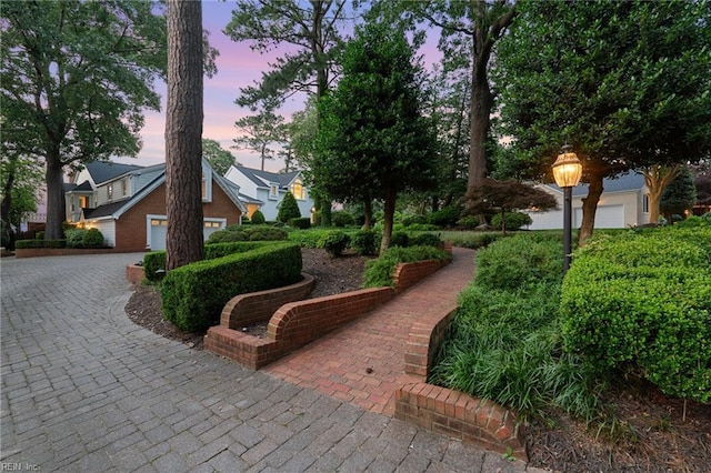 1845 N Alanton Dr, Virginia Beach, VA 23454 - view of home's community featuring decorative driveway