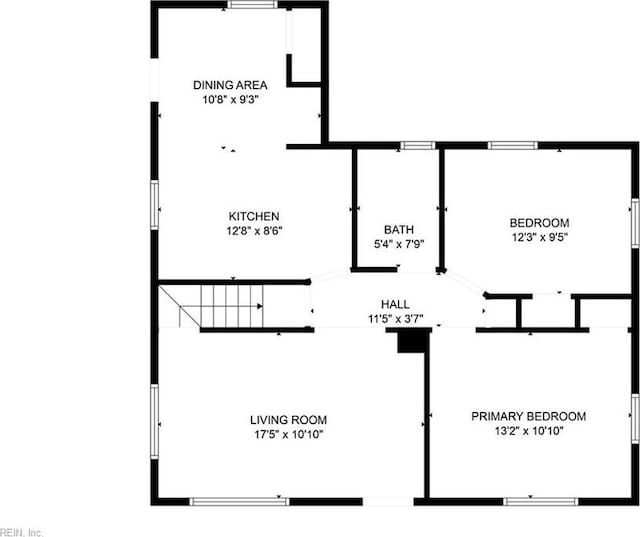 3917 Krick St, Norfolk, VA 23513 - view of property floor plan