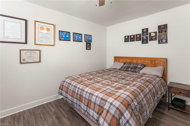 6957 Healy Ave, Gloucester, VA 23061 - bedroom featuring wood finished floors and ceiling fan