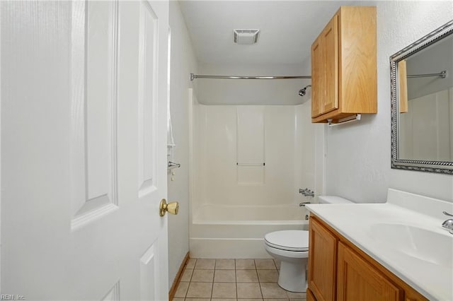2116 Bloomsbury Ln, Virginia Beach, VA 23454 - bathroom featuring vanity, shower / bathtub combination, and tile patterned floors