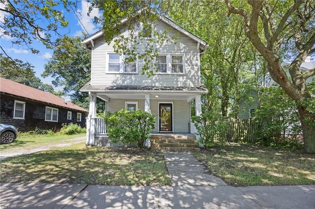 5004 Powhatan Ave, Norfolk, VA 23508 - view of front facade with a porch
