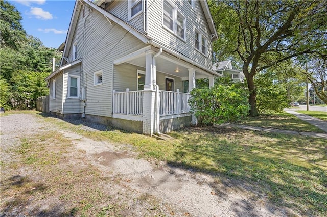 5004 Powhatan Ave, Norfolk, VA 23508 - view of property exterior featuring a porch