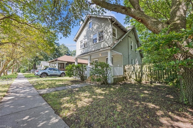 5004 Powhatan Ave, Norfolk, VA 23508 - view of front of property with covered porch