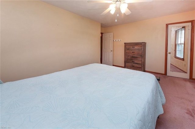 1757 Mill Landing Rd, Virginia Beach, VA 23457 - carpeted bedroom featuring a ceiling fan and baseboards
