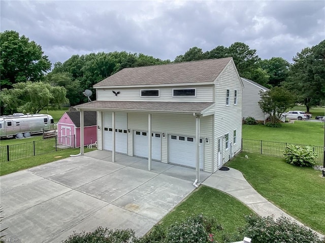 1757 Mill Landing Rd, Virginia Beach, VA 23457 - view of detached garage