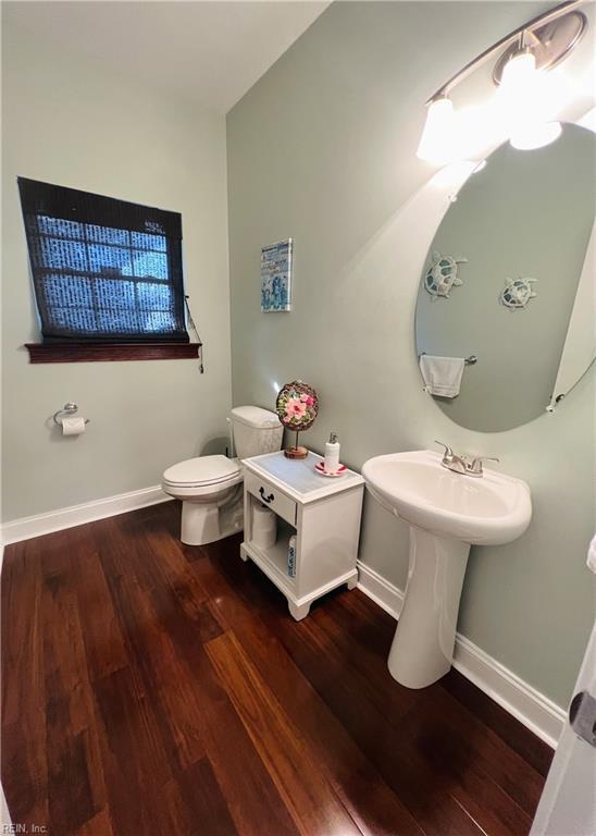 3109 Pleasant Ave, Norfolk, VA 23518 - bathroom with wood finished floors and baseboards