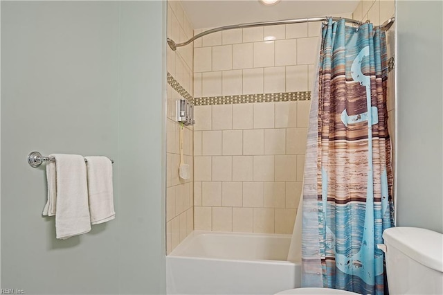 3109 Pleasant Ave, Norfolk, VA 23518 - full bathroom featuring toilet and shower / bathtub combination with curtain