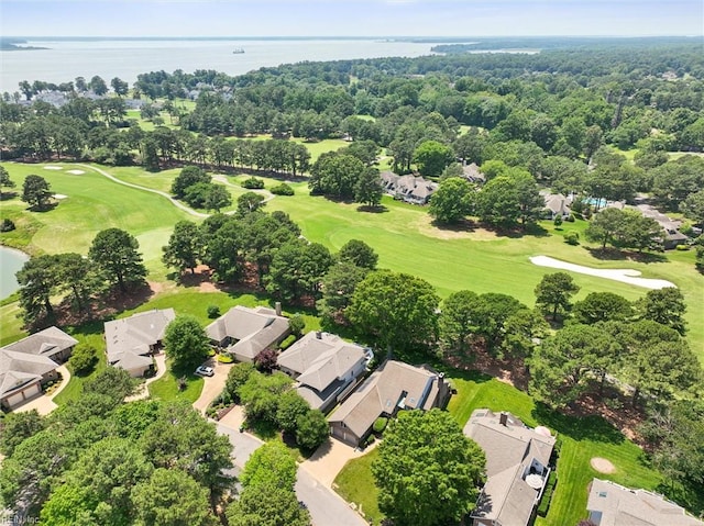 133 Randolphs Grn, Williamsburg, VA 23185 - aerial view of residential area with a large body of water and a golf club