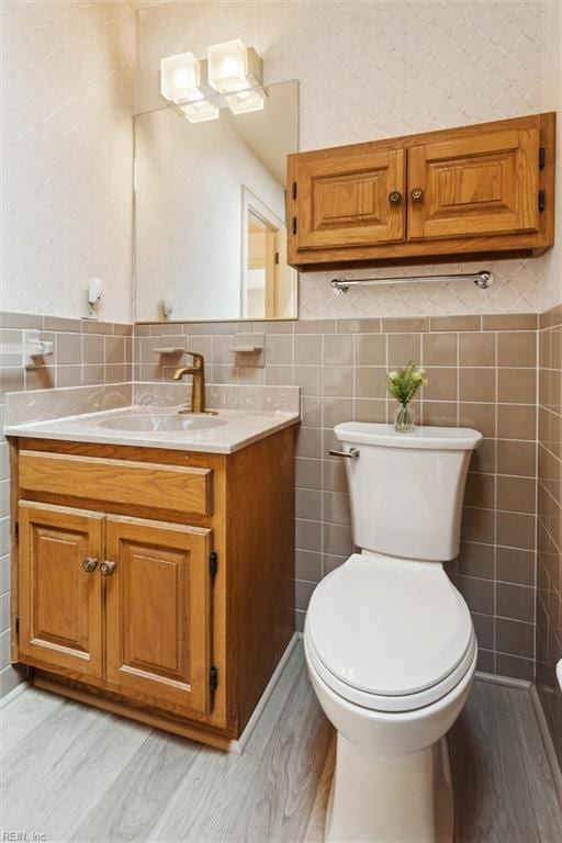 133 Randolphs Grn, Williamsburg, VA 23185 - half bath with tile walls and vanity