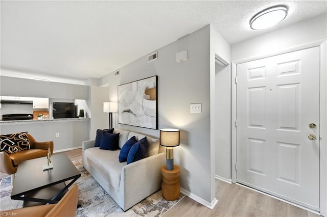 628 Crows Nest Ct Unit 101, Virginia Beach, VA 23462 - living area with light wood-type flooring and baseboards