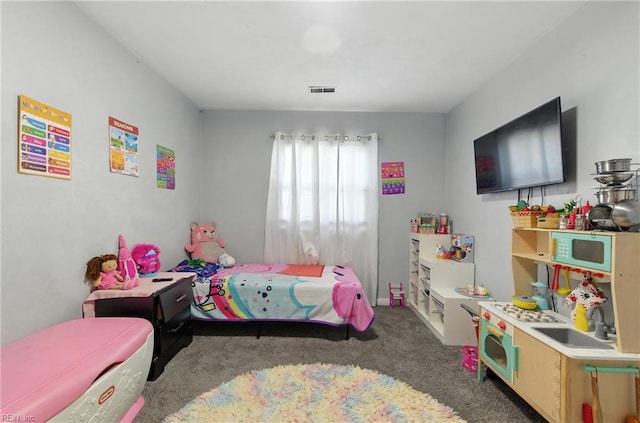 22 Greenwell Dr, Hampton, VA 23666 - carpeted bedroom featuring a sink