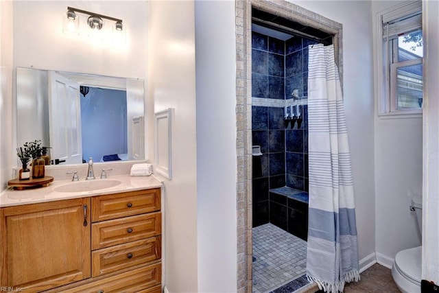 826 Lee St, West Point, VA 23181 - full bath with a tile shower and vanity