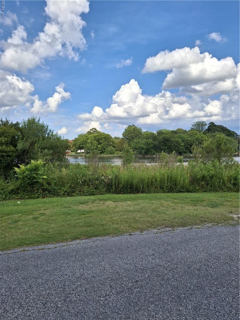 2511 Villa Cir, Norfolk, VA 23504 - view of asphalt street featuring a water view