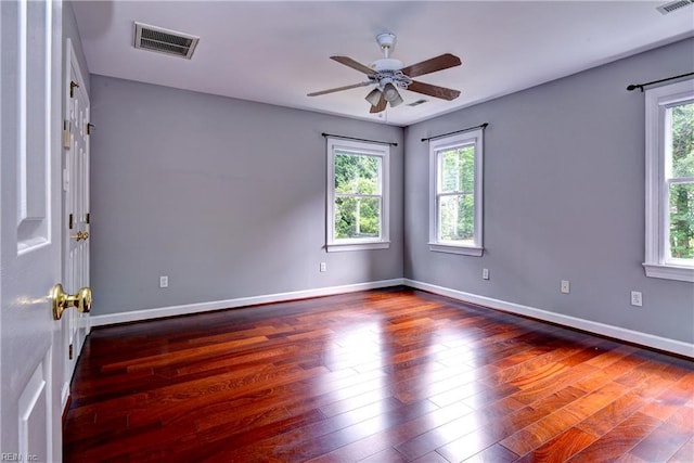 308 Royal Grant Dr, Williamsburg, VA 23185 - unfurnished room with wood-type flooring and ceiling fan