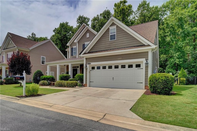 5560 Botanical Dr, Virginia Beach, VA 23455 - view of front of house with a front yard, driveway, and a garage