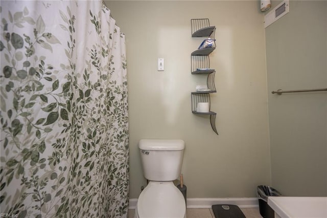 3318 Loam St, Norfolk, VA 23518 - full bath with a shower with shower curtain and tile patterned flooring