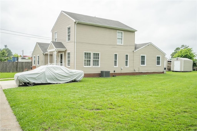 3318 Loam St, Norfolk, VA 23518 - rear view of property featuring a storage unit