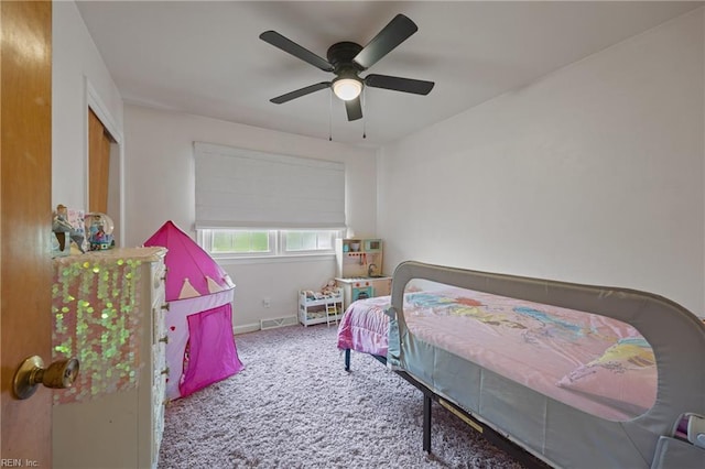 2440 Sir Lance Dr, Chesapeake, VA 23325 - bedroom with carpet and ceiling fan