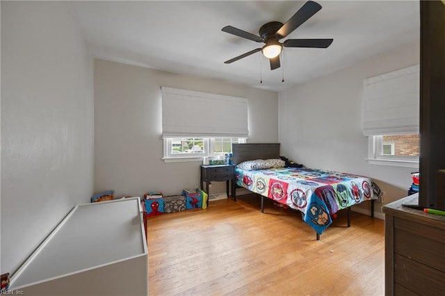 2440 Sir Lance Dr, Chesapeake, VA 23325 - bedroom with wood finished floors and a ceiling fan