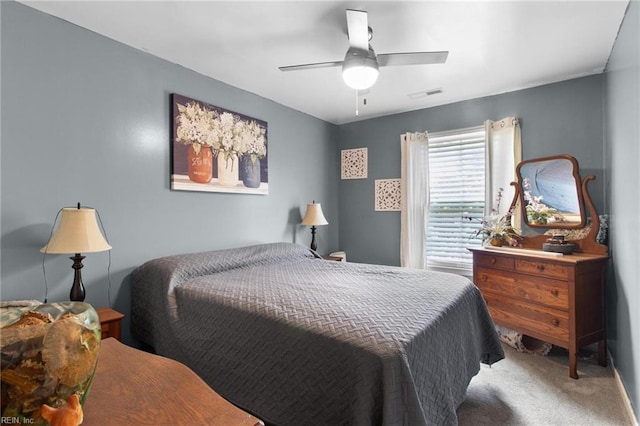 3468 Westham Ln, Toano, VA 23168 - bedroom with carpet floors and ceiling fan